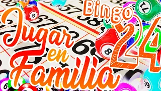 BINGO ONLINE 75 BOLAS GRATIS PARA JUGAR EN CASITA | PARTIDAS ALEATORIAS DE BINGO ONLINE | VIDEO 24