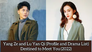 Yang Ze and Lu Yan Qi | Destined to Meet You | (Profile and Drama List)