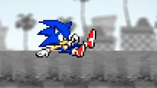 Sonic Generations Intro Sprite Animation Style (But Modern Sonic only)