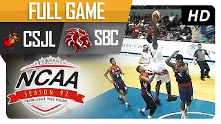 SBC vs. CSJL | Full Game - Quarter 2 | NCAA 92 - June 25, 2016