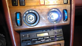 Replacing the dashboard illumination bulbs in the Mercedes W124.