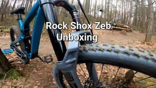 Unboxing Rock Shox Zeb i pierwsze loty w wietrze.
