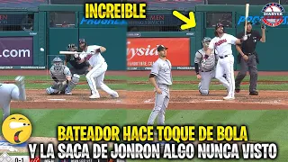 ESTE BATEADOR TOCA la BOLA y la SACA de JONRÓN ALGO NUNCA ANTES VISTO en la HISTORIA LA VERDAD | MLB