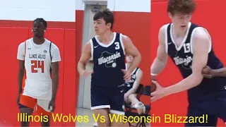Wisconsin Blizzard Vs Illinois Wolves! 17u NY2LA Elite 8 Matchup! Ty Fernholz Goes Off!