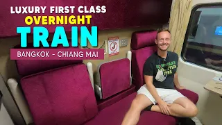 Bangkok to Chiang Mai By Train  | First Class Sleeper Train.