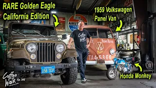 Dueling Updates! Which one is better?? | Rare Jeep Golden Eagle | VW Panel Van | Honda Monkey