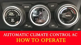 MARUTI SUZUKI SWIFT AUTOMATIC CLIMATE CONTROL AC FEATURES  #automatic ac #findithere