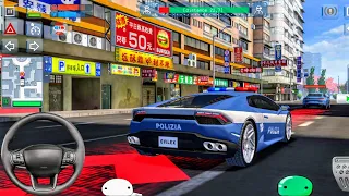 Police Sim 2022 Simulator - Lamborghini Huracan Police Car Chasing Thief - Android Car Gameplays #18