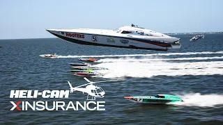 St. Pete Powerboat Grand Prix | Stock V, MOD V, Bracket Class 300 & 400 | Race | XINSURANCE Heli