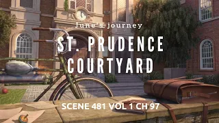 June's Journey Scene 481 Vol 1 Ch 97 St. Prudence Courtyard *Full Mastered Scene* HD 1080p