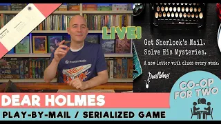 Dear Holmes - Play by Mail: The Bewildered Blacksmith - Letter 1 of 5