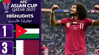 Qatar vs Jordon 3-1 | All Goals &Extended Highlights -AFC Asian Cup Final (Afif Hattrick Penalties )