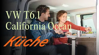 VW T6.1 California Ocean: Alles zur Küche | Off by CamperBoys 2024