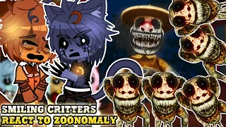 Smiling Critters React To Zoonomaly All Monsters - Gacha react