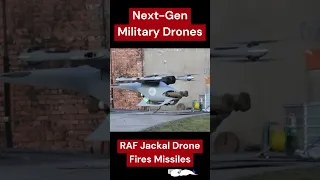 RAF JACKAL Next-Gen Military Drones Fires Missiles #shorts #military #airforce #doyouknow