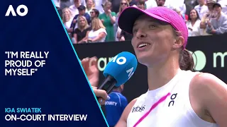 Iga Swiatek On-Court Interview | Australian Open 2024 Second Round