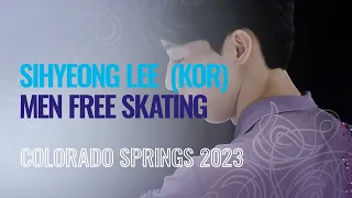 Sihyeong LEE (KOR) | Men Free Skating | Colorado Springs 2023 | #FigureSkating