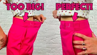 How To Take In Pants That Are Too Big And Make Them Fit Like A Pro