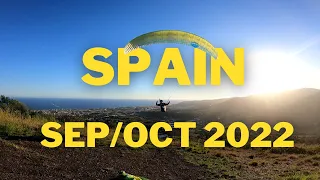 Paragliding: Spain - Catalunya, Andalusia - Organya, Ager, Granada, Otivar, Pegalajar, 36 day trip