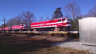 Train load of Export Locomotives