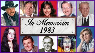 In Memoriam 1983: Famous Faces We Lost in 1983