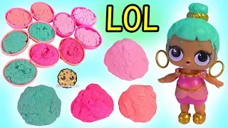 Sand Ball ! LOL Pet Surprise Mixing All Sand - Blind Bag Cookie Swirl Video