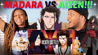 Death Battle! "Madara VS Aizen (Naruto VS Bleach)" REACTION!!!