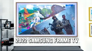 2022 Samsung Frame TV: ART & GAMING!