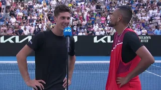 Nick Kyrgios and Thanasi Kokkinakis Australian Open best bits (matches interviews press conferences)