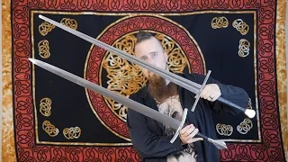 An example of a "true" bastard sword / hand-and-a-half sword