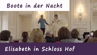 Boote in der Nacht - Elisabeth das Musical mit Maya Hakvoort - Schloss Hof, 2021