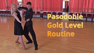 Paso Doble Gold Level Choreography | Drag, Syncopated Separation