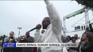 Kanye West brings `Sunday Service` home to Chicago