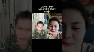 HUWAG NA KUMAIN KUNG E TAE MAN LANG🤣 #viralvideo #viralvideo #ontrending #funnyvideo #comedy