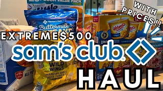 EXTREME MONTHLY SAM’S CLUB HAUL | SHOP WITH ME | SAMS CLUB HAUL | EBT GROCERY HAUL