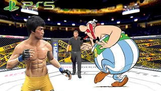UFC4 Bruce Lee vs. Obelix EA Sports UFC 4