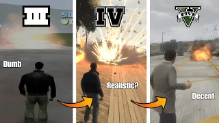 EVOLUTION of GRENADE LOGIC in every GTA Game (Gta VCS and Gta LCS Included)