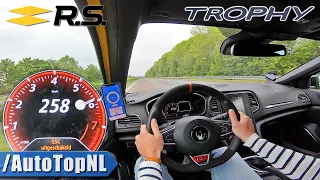 RENAULT MEGANE RS TROPHY 300HP TOP SPEED 258km/h on AUTOBAHN by AutoTopNL