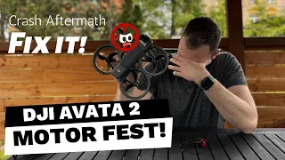 DJI Avata 2 - Motor fest nach Crash - Howto Fix - Reparatur - fliegt sie wieder?!