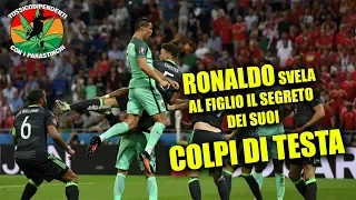 Ronaldo spiega al figlio il segreto dei suoi colpi di testa |#doppiaggicoatti|