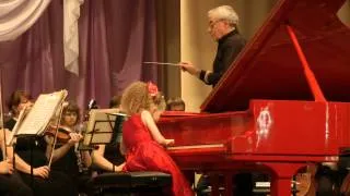 Varvara Kutuzova 9yo Мozart Concerto №12 A-dur P1 ЦМШ 2класс