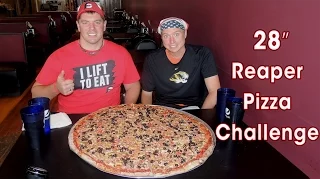 28" REAPER Pizza Challenge w/ Ramsey Hilton!! (HW #6)