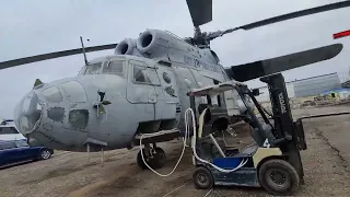 🚁Запуск АИ-8. Строим музей вертолётов в Торжке. МИ-6.  24