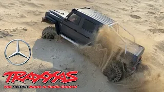 Traxxas TRX-6 6x6 Mercedes Benz G63 RC Crawler at the Beach!