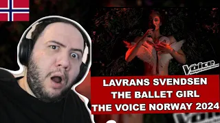 Lavrans Svendsen | The Ballet Girl (Aden Foyer) | LIVE | The Voice Norway 2024 | 🇳🇴 NORWAY REACTION