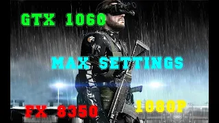 Metal Gear Solid V Ground Zeroes FX 8350 & GTX 1060 6GB benchmark ( max settings )