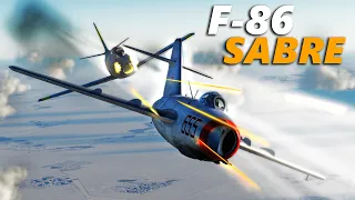 F-86 Sabre Vs Mig-15 Dogfight | Digital Combat Simulator | DCS | Korea 1950 | 4K