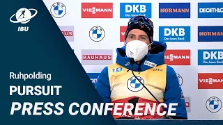 World Cup 21/22 Ruhpolding: Men Pursuit Press Conference