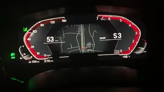 2021 BMW 530i  acceleration 35-120 mph test