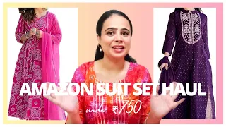 I ordered*SUIT SETS with DUPATTA*🥰 from AMAZON #amazonhaul